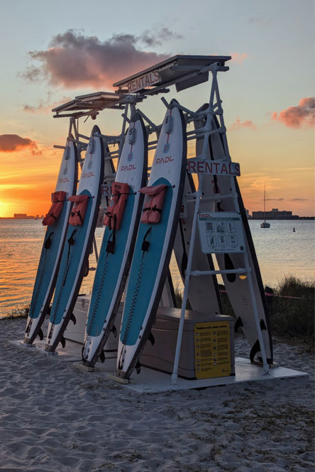 PADL Self-Service Paddle Board Stations