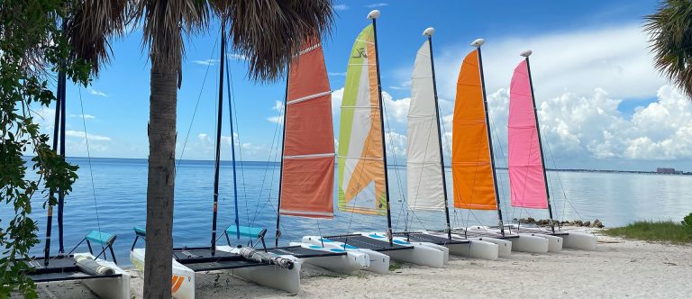Sailing Lessons for beginners - Beach Catamarans